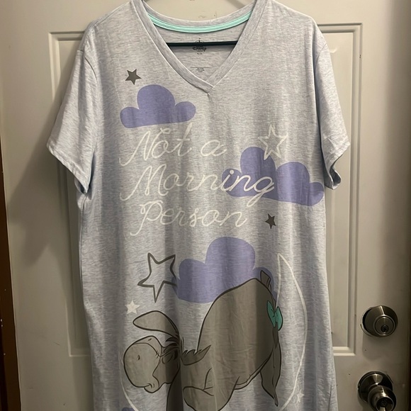 Eeyore Not A Morning Person Nightshirt - Picture 2 of 9